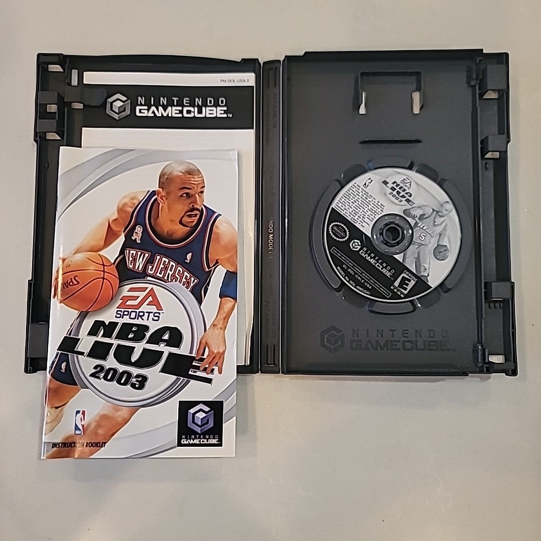NBA Live 2003 (Nintendo GameCube, 2002), CIB, Tested and Working W/ Manual