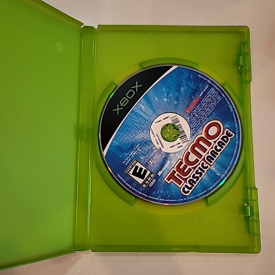 Tecmo Classic Arcade (Microsoft Xbox) No Manual