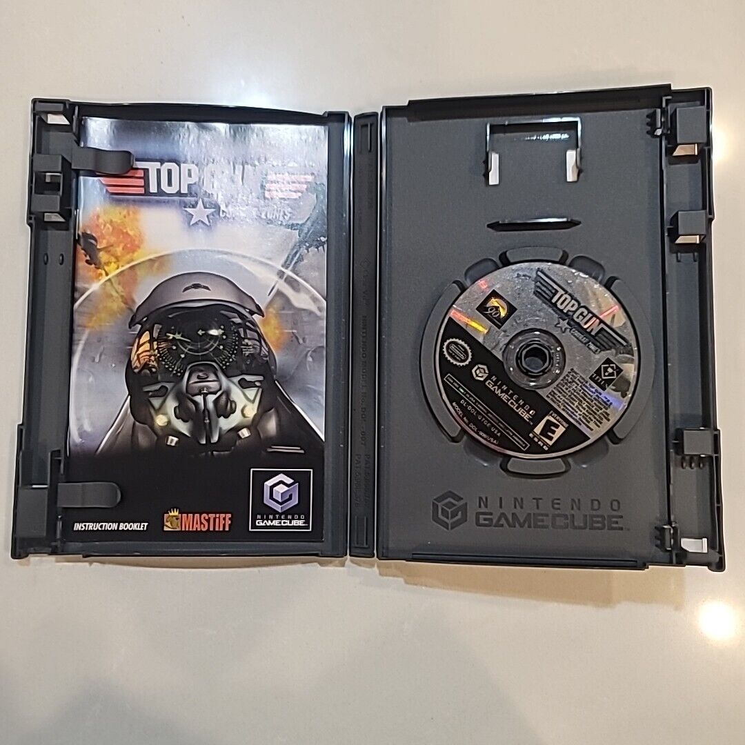 Top Gun  Combat Zones Nintendo GameCube Complete With Manual Tested