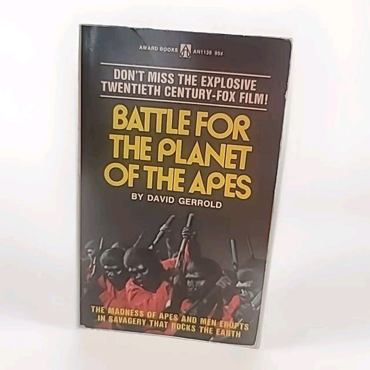 Vintage 1973 Battle For The Planet of The Apes Paperback Book David Gerrold