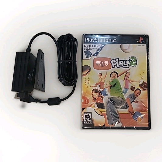 Eye Toy Play 2 (with USB Camera INCLUDED) PS2 Playstation 2 eyetoy SEALED NEW
