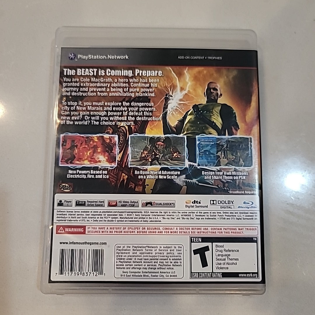 inFamous 2 (Sony PlayStation 3, 2011)