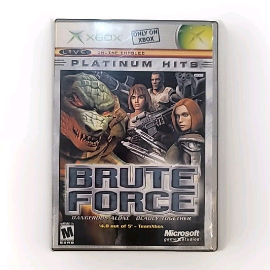 Xbox Brute Force Original Microsoft Game Complete CIB