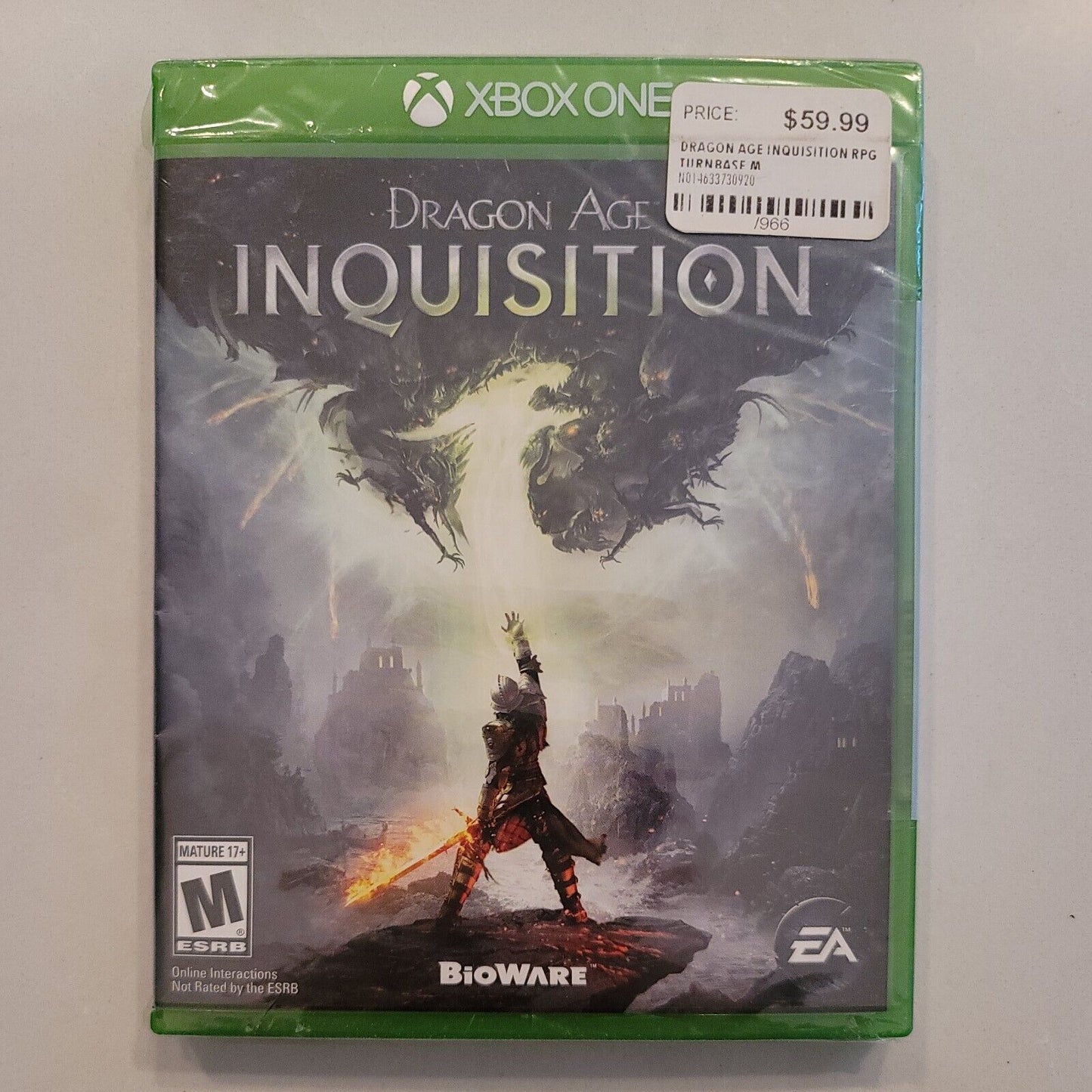 Dragon Age Inquisition Microsoft Xbox One 2014 Brand New Factory Sealed SB12