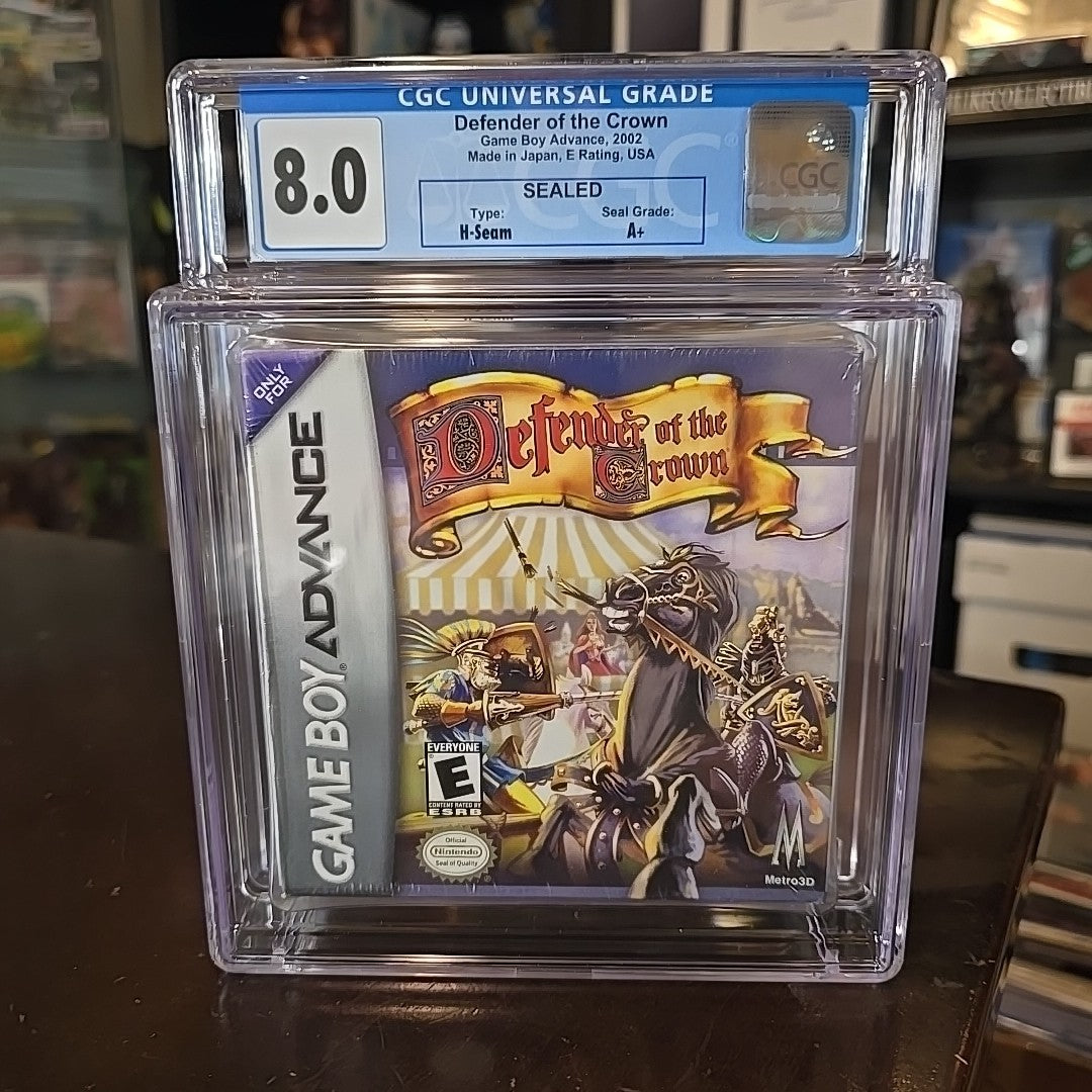 Defender of the Crown (Nintendo Game Boy Advance, 2002) Brand New Sealed CGC 8.0