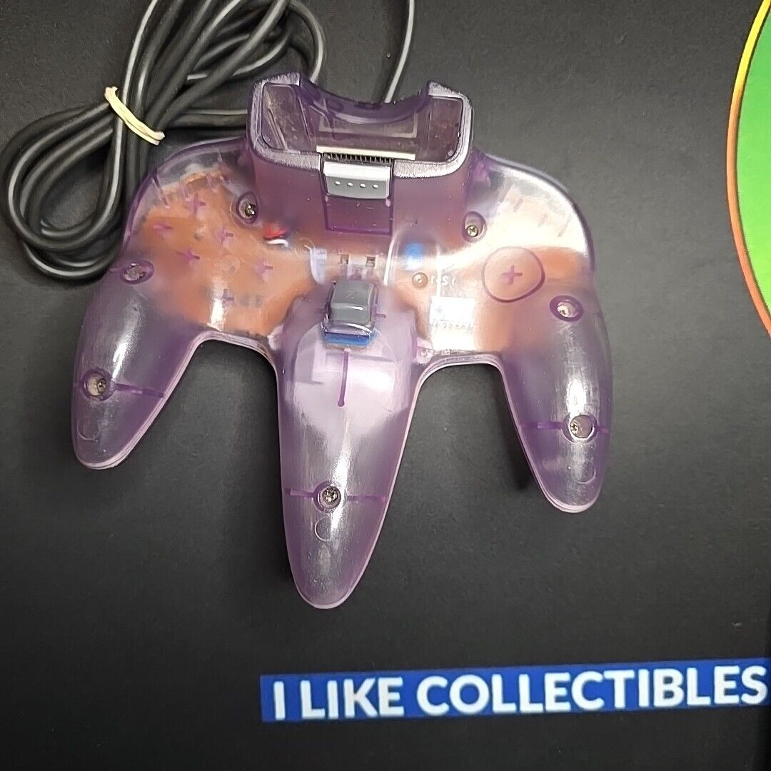 Official Nintendo 64 N64 Authentic Controller Atomic Purple NEW Joystick!