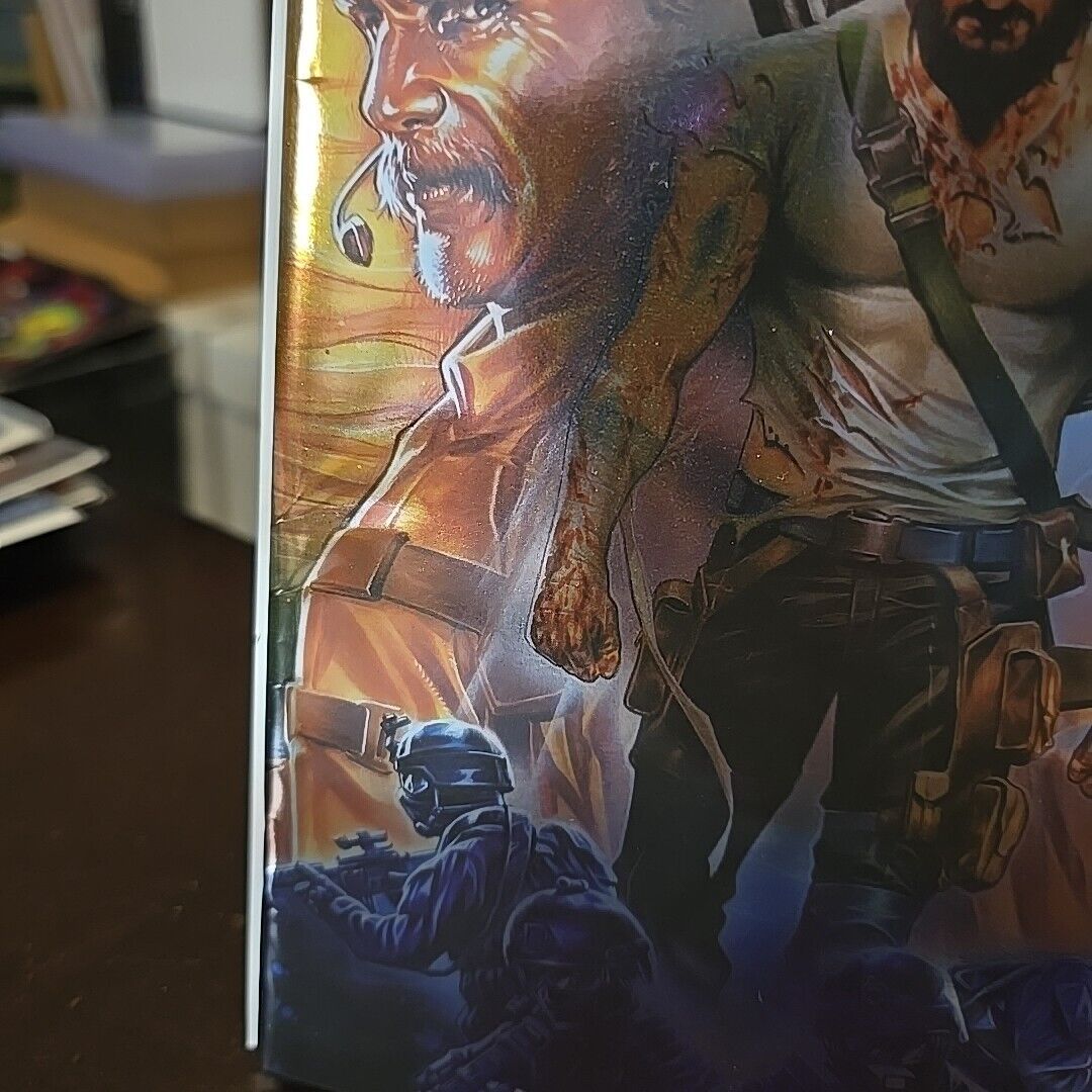 BRZRKR #1 Boom! Comics 2021 Mark Brooks Foil Variant Keanu Reeves Boom Comic 1 F