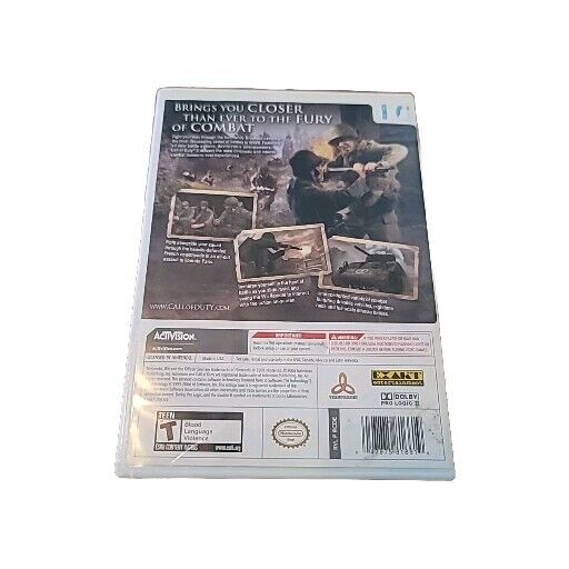 Call of Duty 3 (Nintendo Wii, 2006) CIB W/manual. Tested! Ships Fast