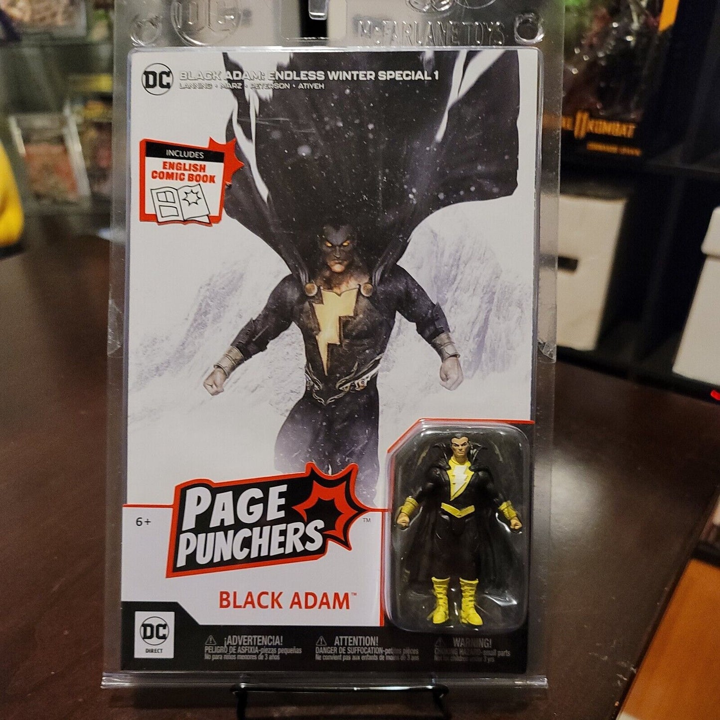 DC PAGE PUNCHERS BLACK ADAM ENDLESS WINTER SPECIAL 1 MCFARLANE COMIC BOOK