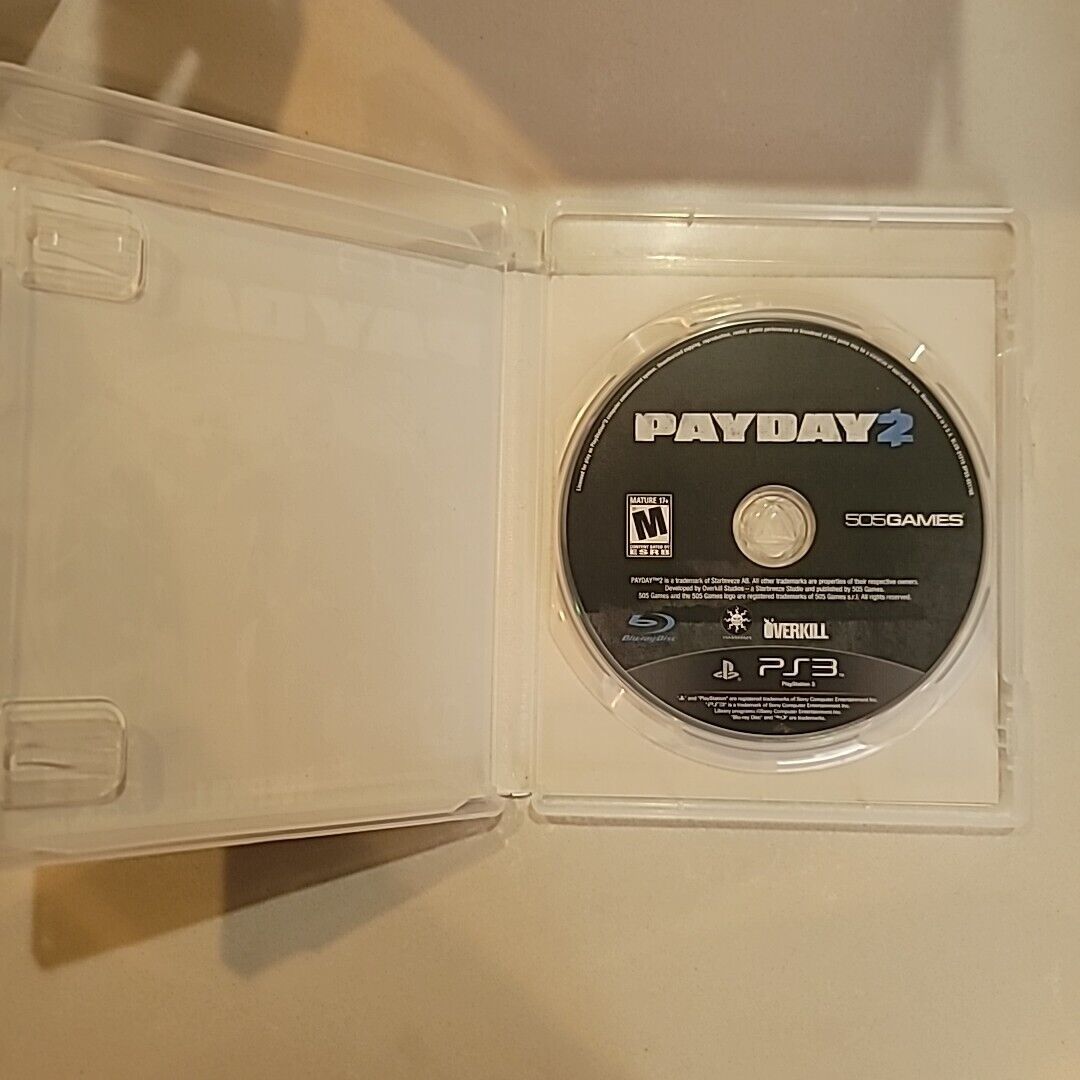 Payday 2 (Sony PlayStation 3, 2013 Ps3) USED