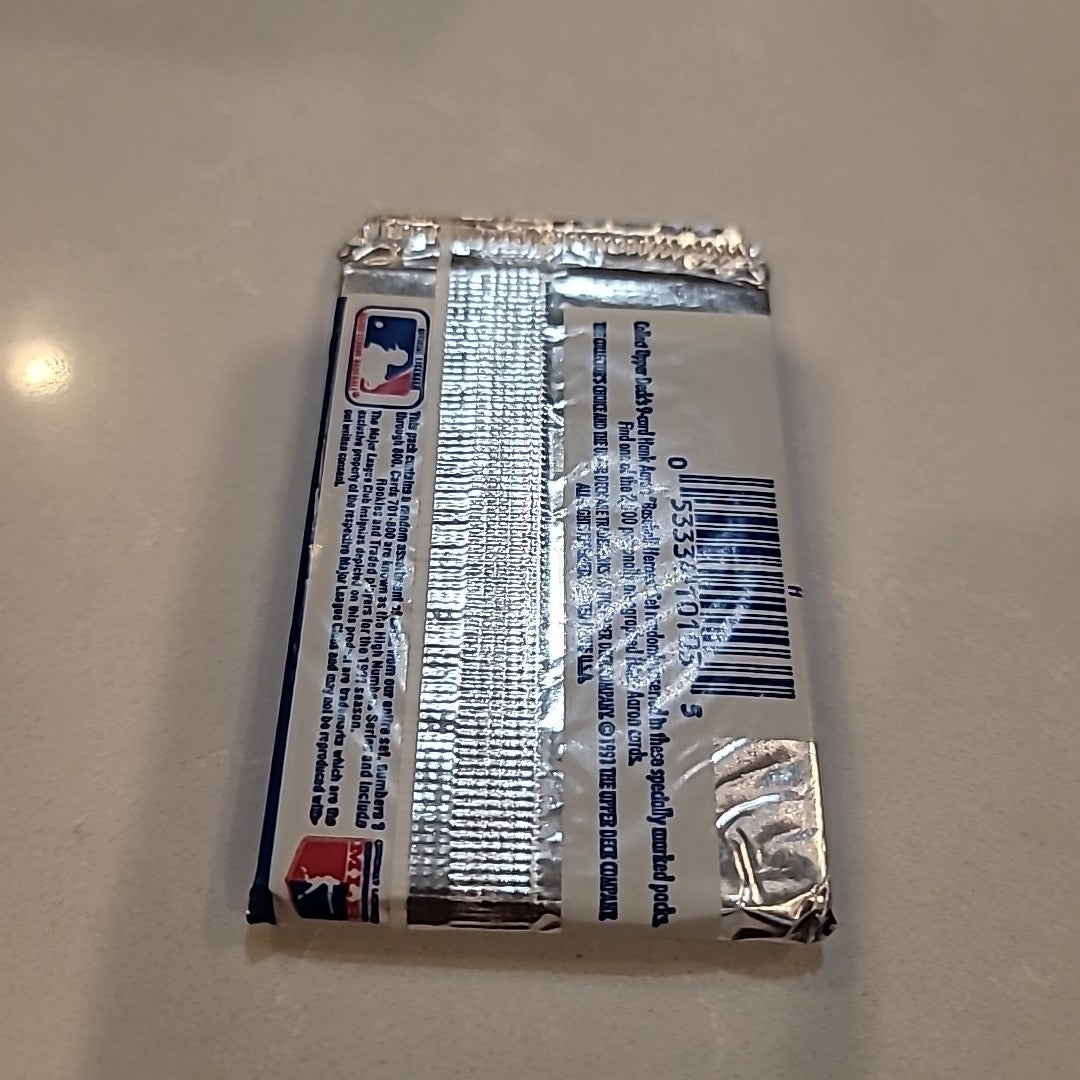 1991 Upper Deck Low Series Baseball Cards, 1 Sealed PACK