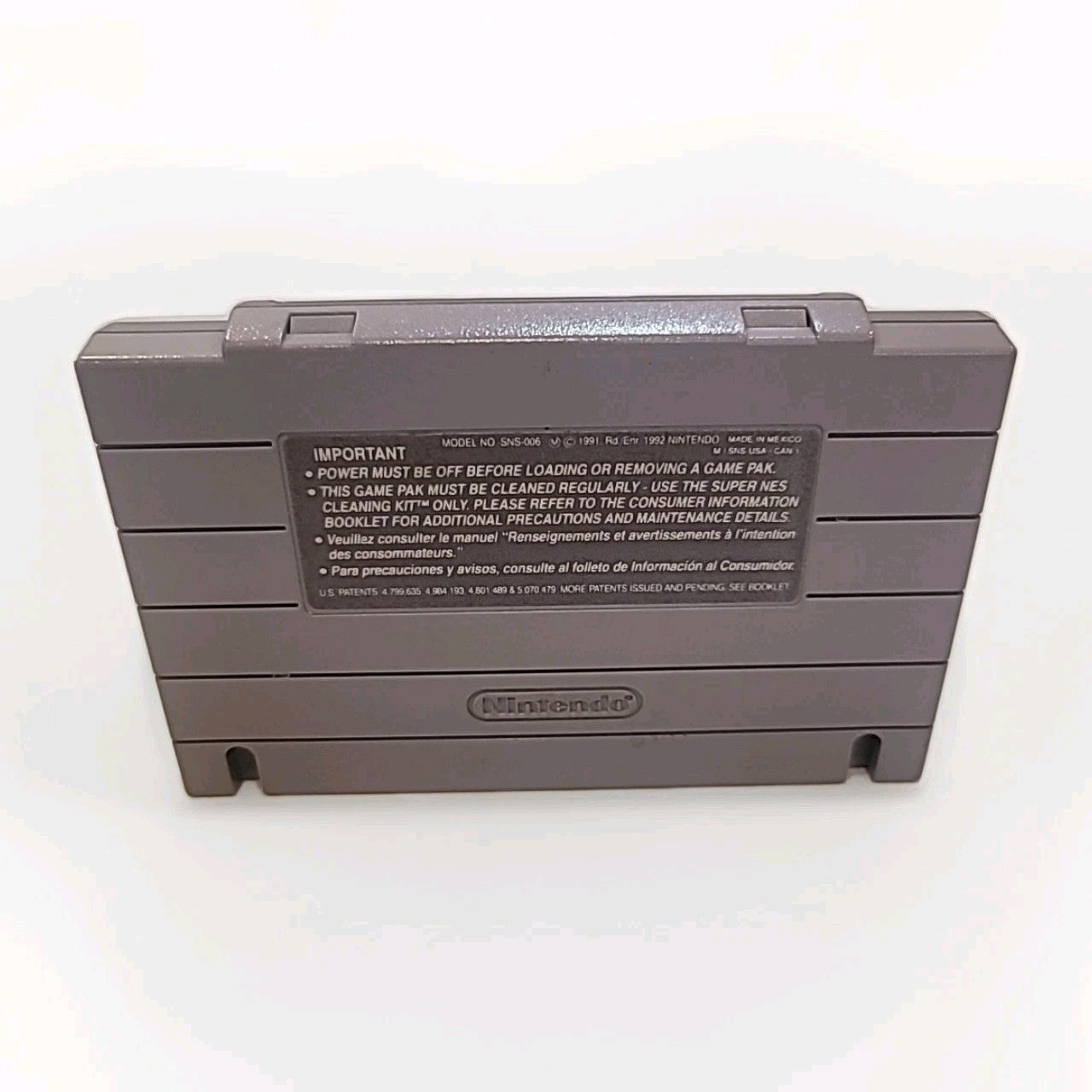Zoop Super Nintendo Game