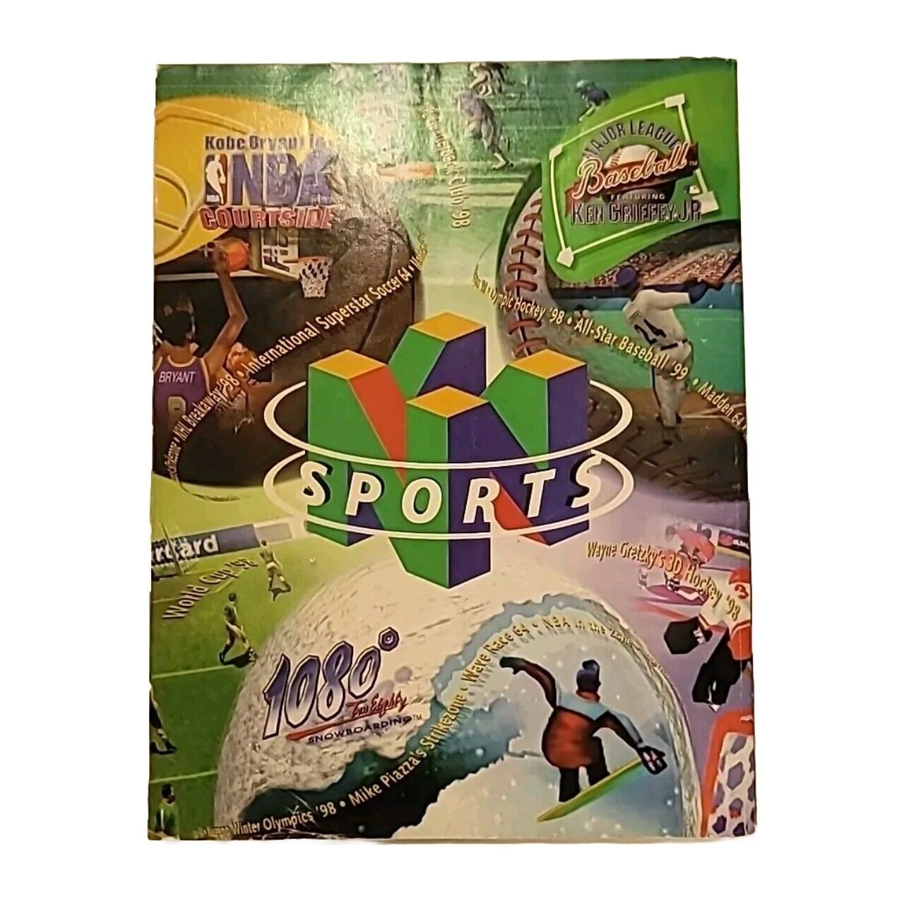 Nintendo Power vol 108 MLB Ken Griffey, Quest 64 poster, CIB!