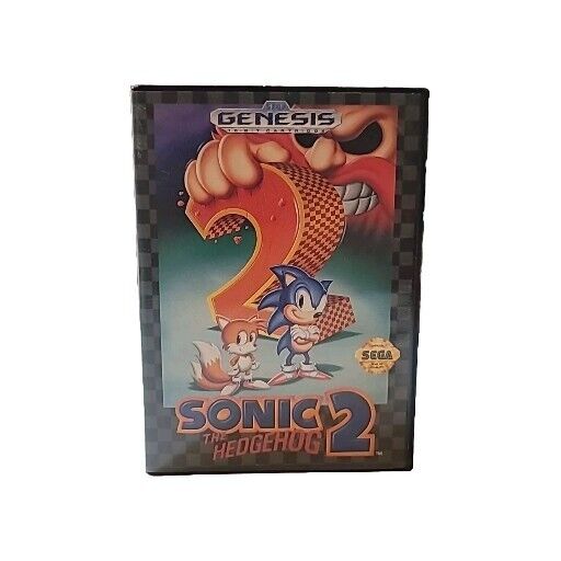 Sonic the Hedgehog 2 (SEGA Genesis, 1992) No Manual