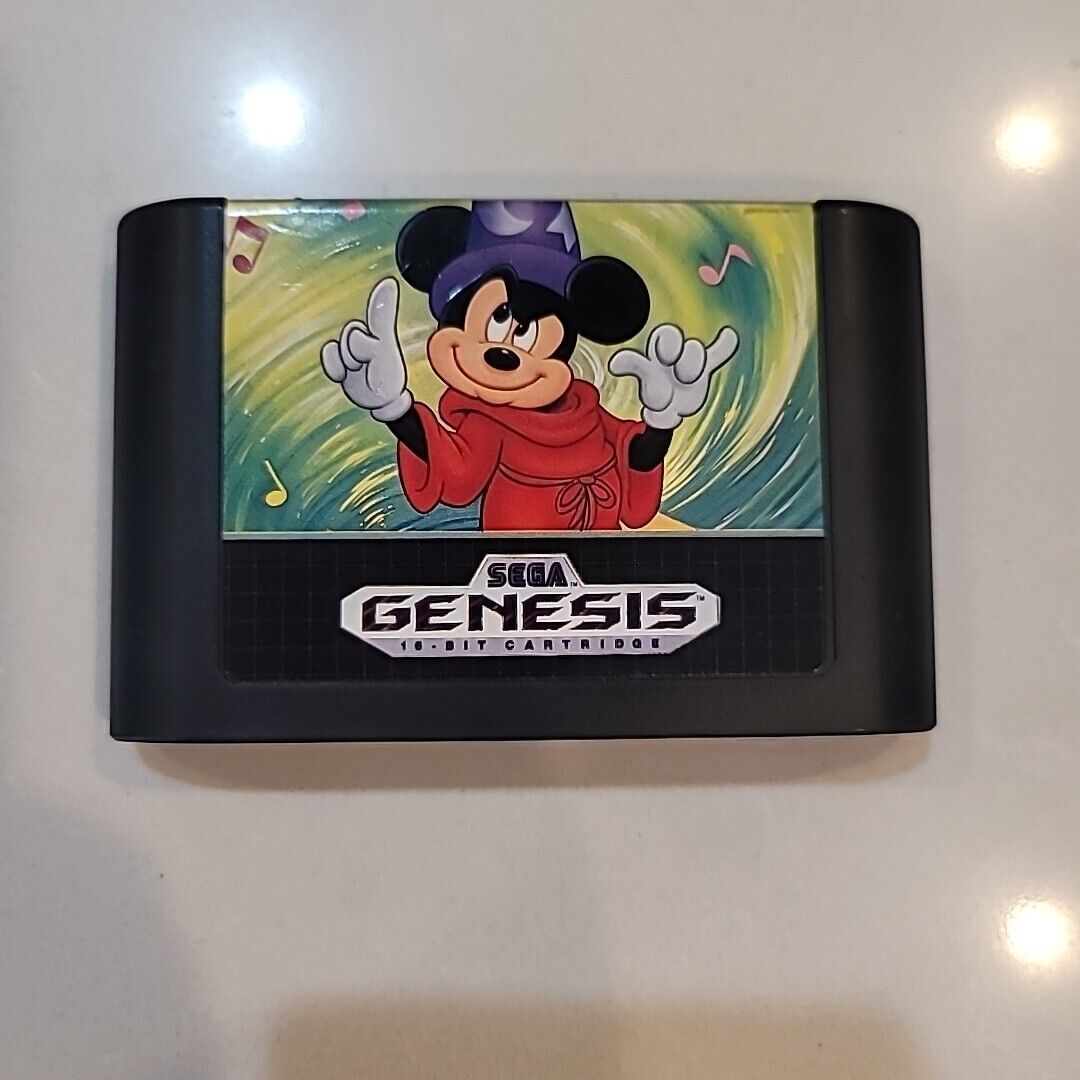 Fantasia (Sega Genesis, 1991) Complete In Box Tested
