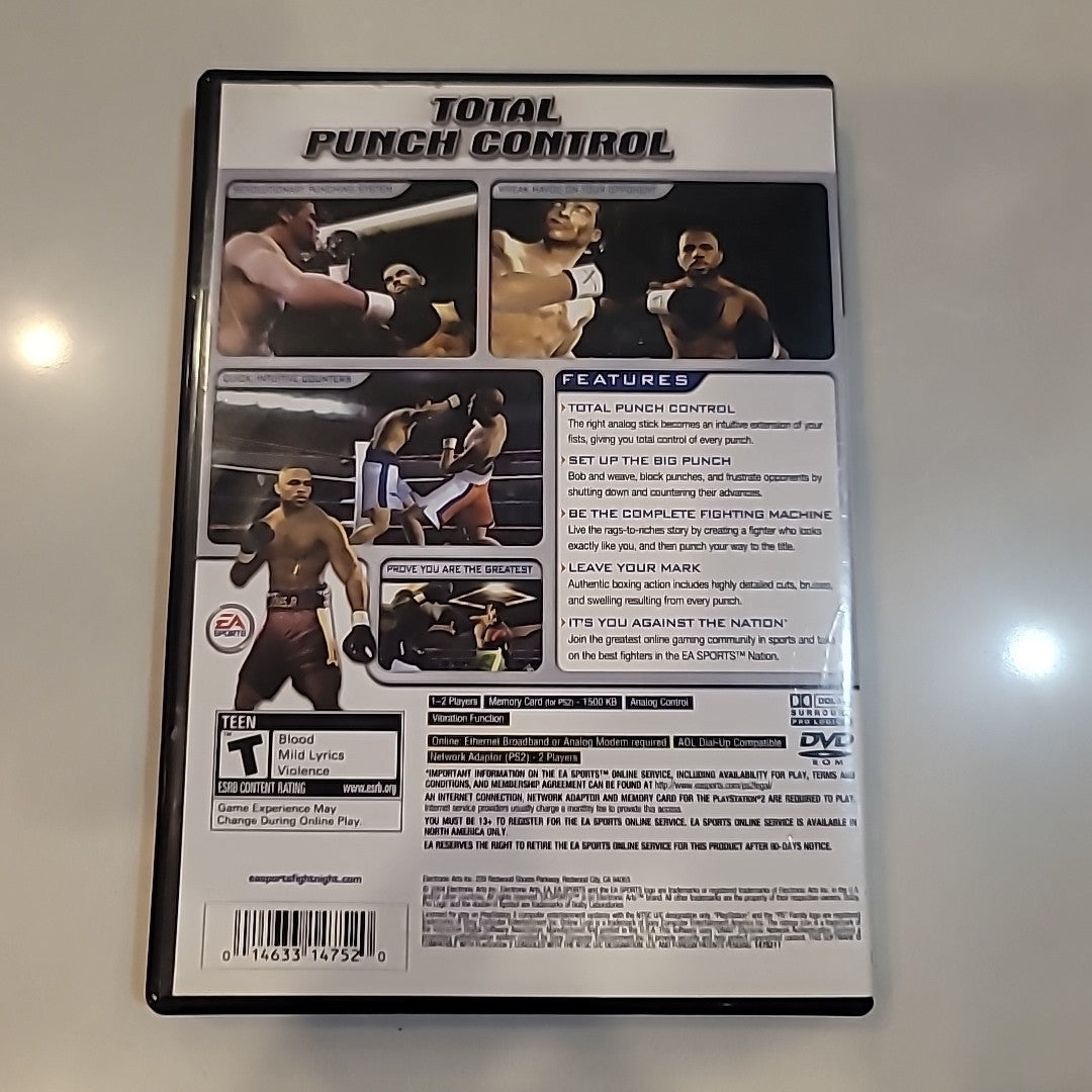 Fight Night 2004 (Sony PlayStation 2, 2004) Complete