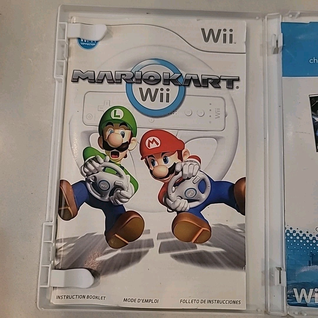 Case and Manual Only NO DISC Mario Kart Wii Nintendo Wii Authentic