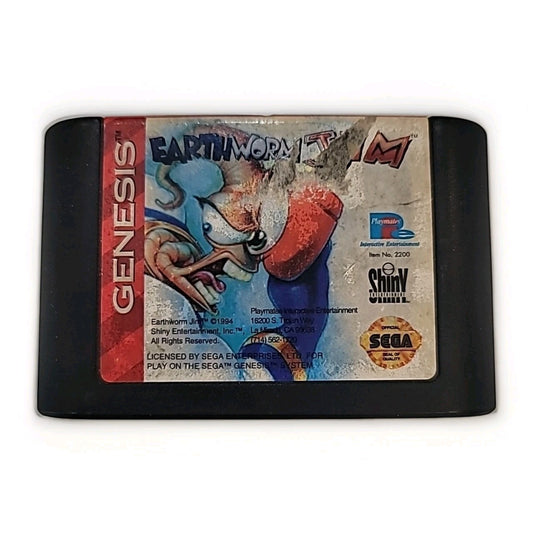 Earthworm Jim Sega Genesis Tested Cartridge Only