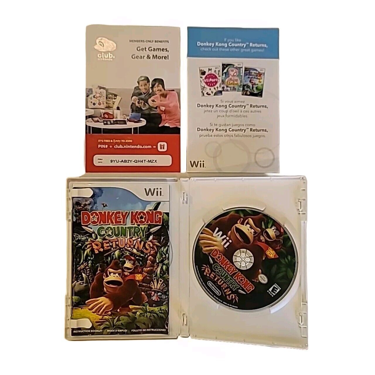 Donkey Kong Country Returns - Nintendo Wii Complete CIB