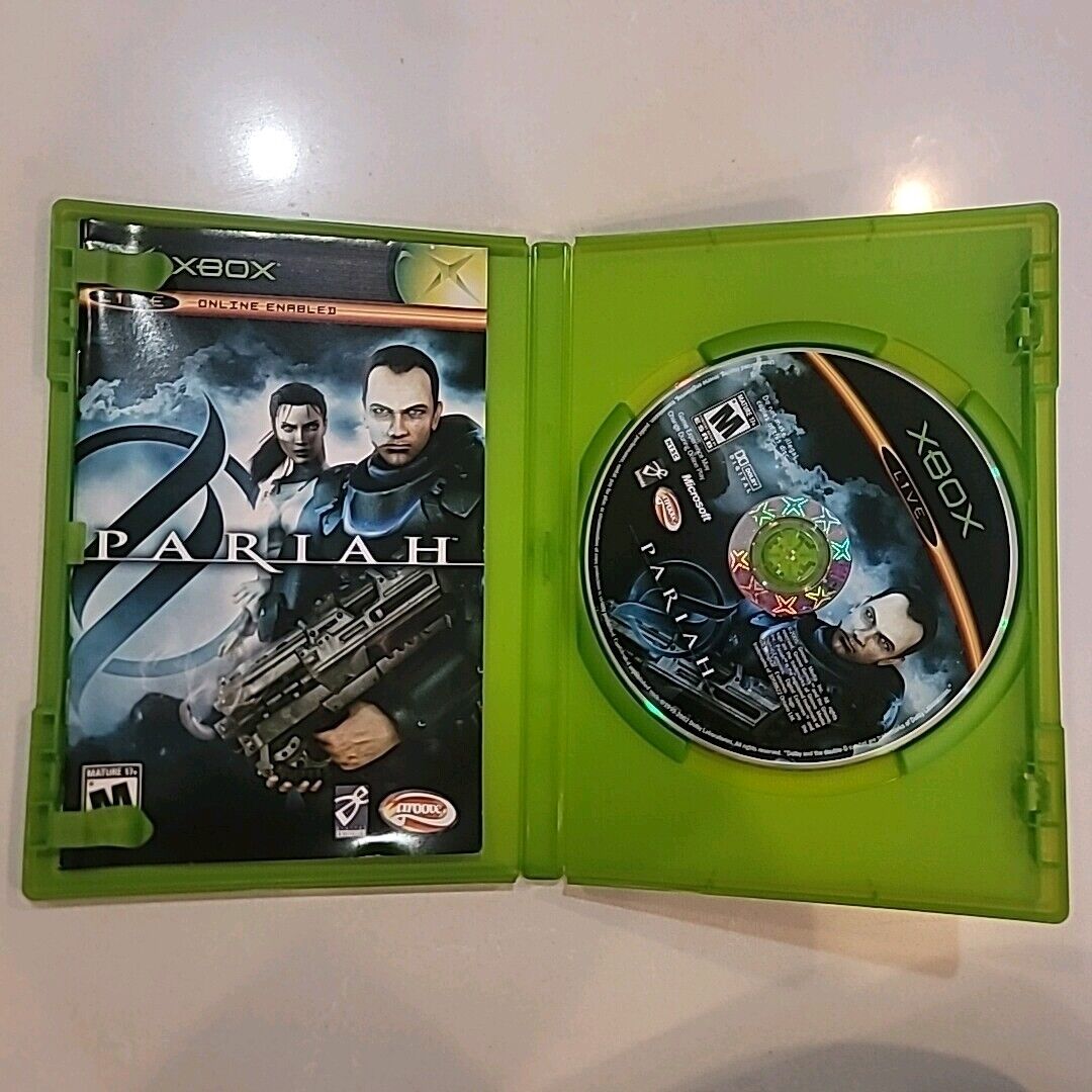 Pariah (Original OG Xbox, 2005) Complete w/ Manual CIB Black Label Tested