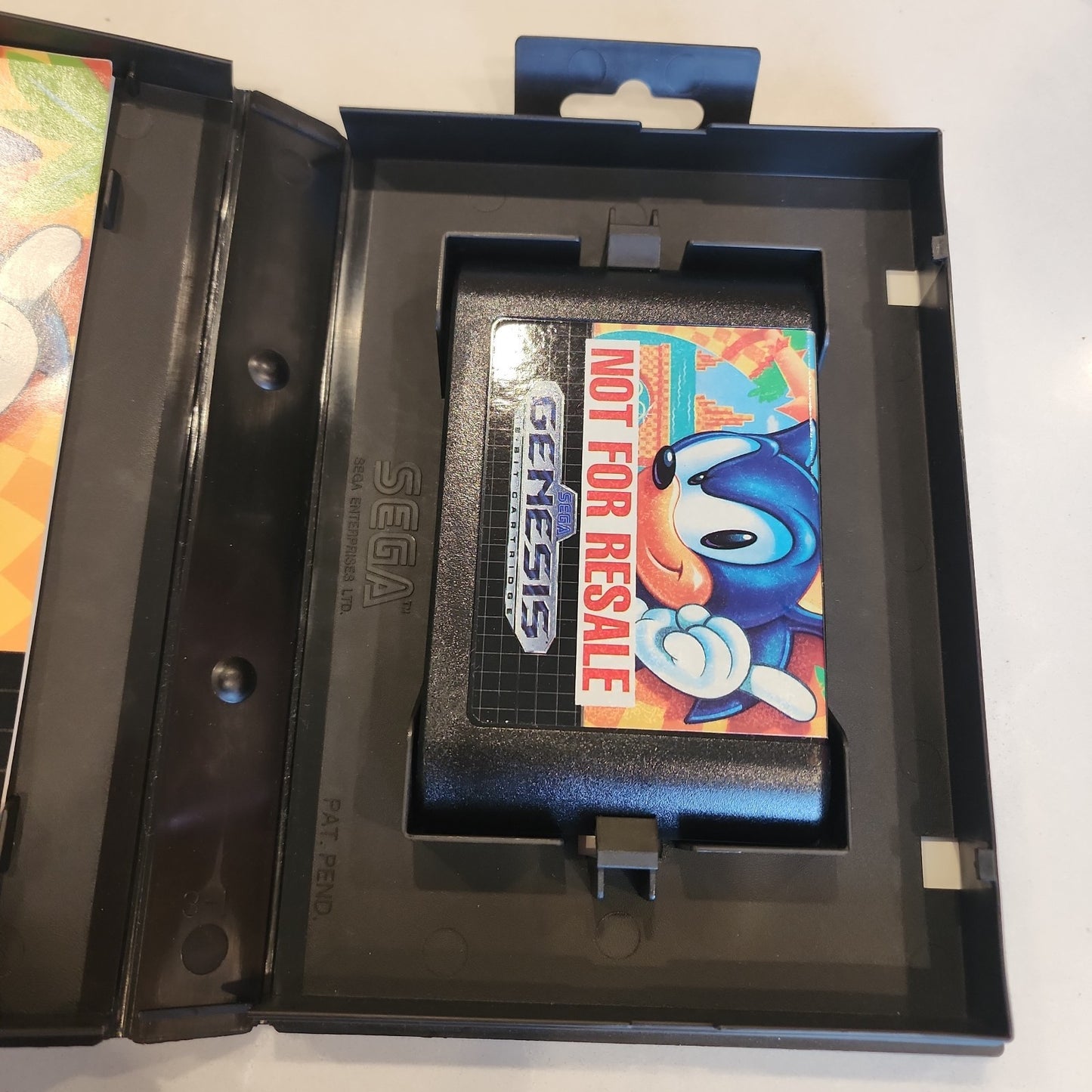 SEGA Sonic the Hedgehog Sega Genesis, Manual Included, CIB, Complete
