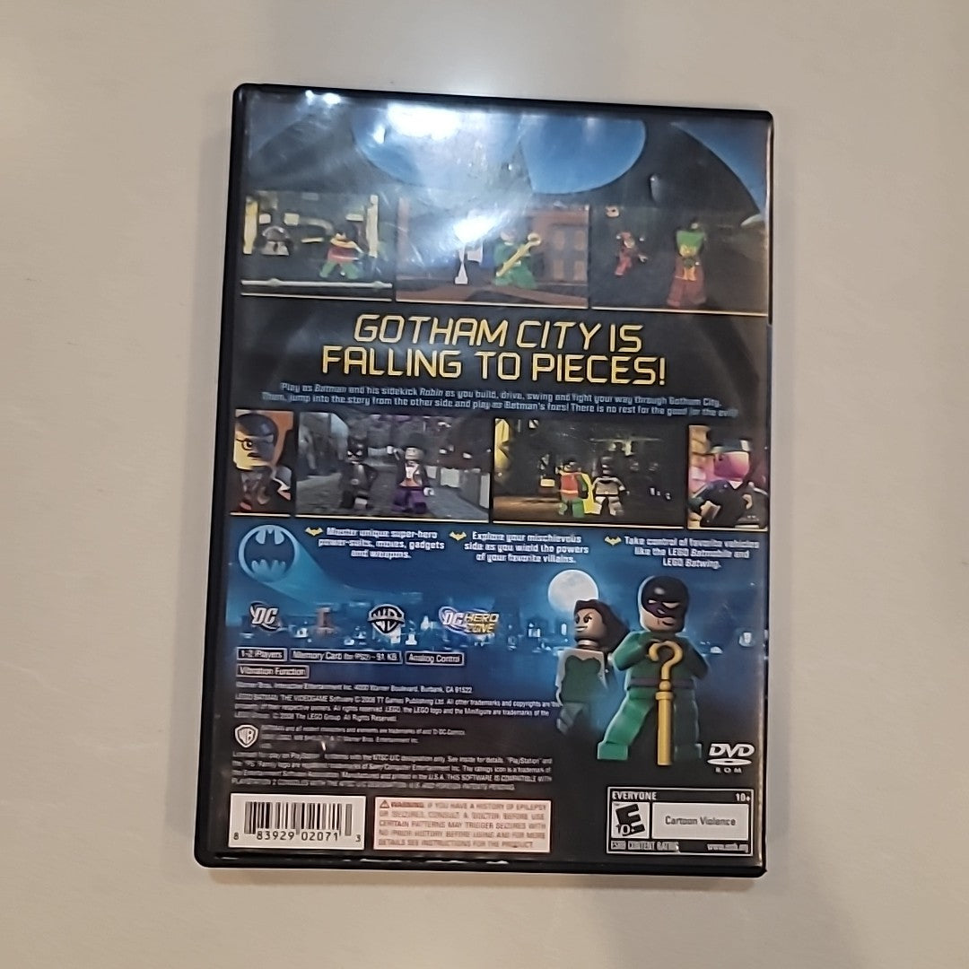 LEGO Batman: The Videogame (Sony PlayStation 2, 2008) Complete CIB