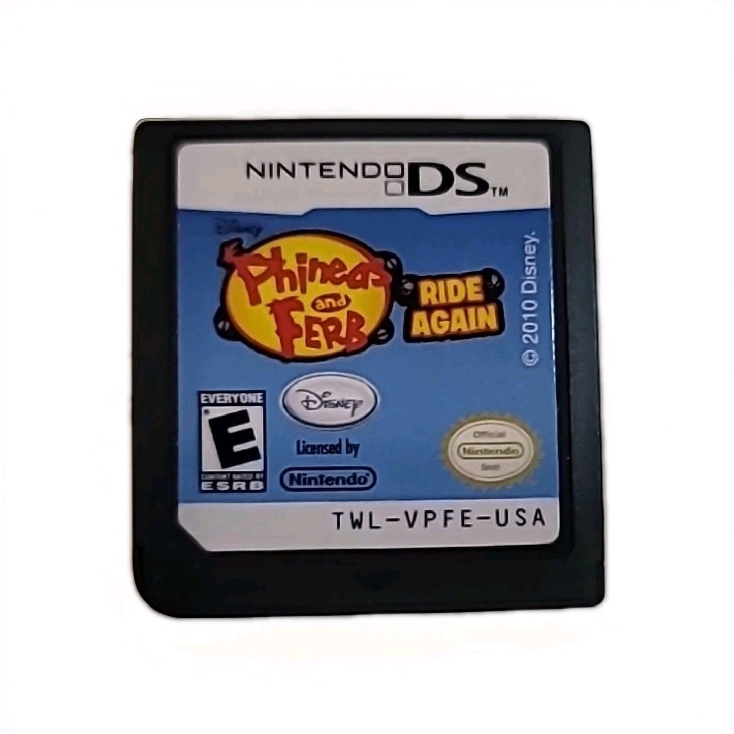 Disney Phineas and Ferb: Ride Again Nintendo DS Game No Case Tested