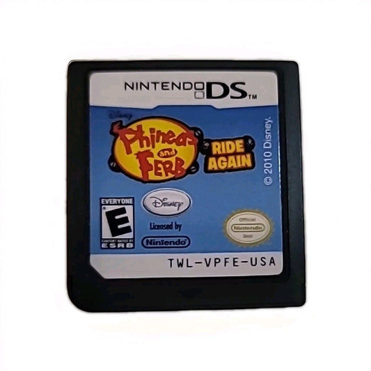 Disney Phineas and Ferb: Ride Again Nintendo DS Game No Case Tested