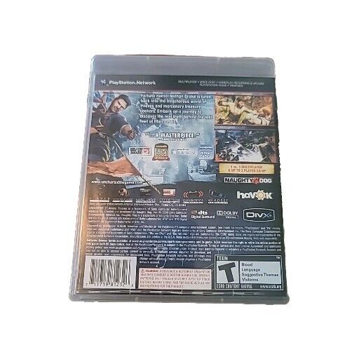Uncharted 2: Among Thieves (Sony PlayStation 3, 2009) PS3 Complete CIB W/ Manual