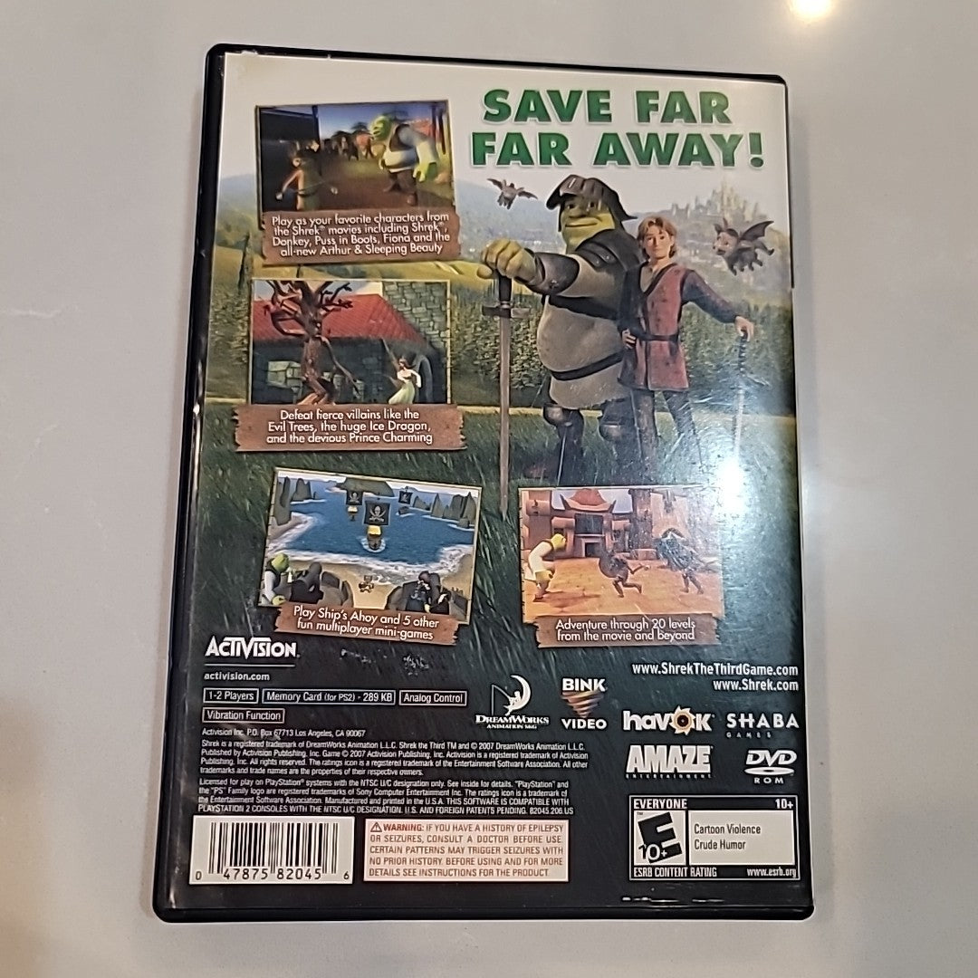 SHREK THE THIRD (Playstation 2, PS2) CIB