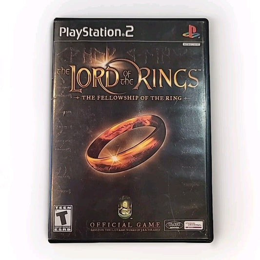 Lord of the Rings: Fellowship of the Ring (PlayStation 2, 2002) No Manual
