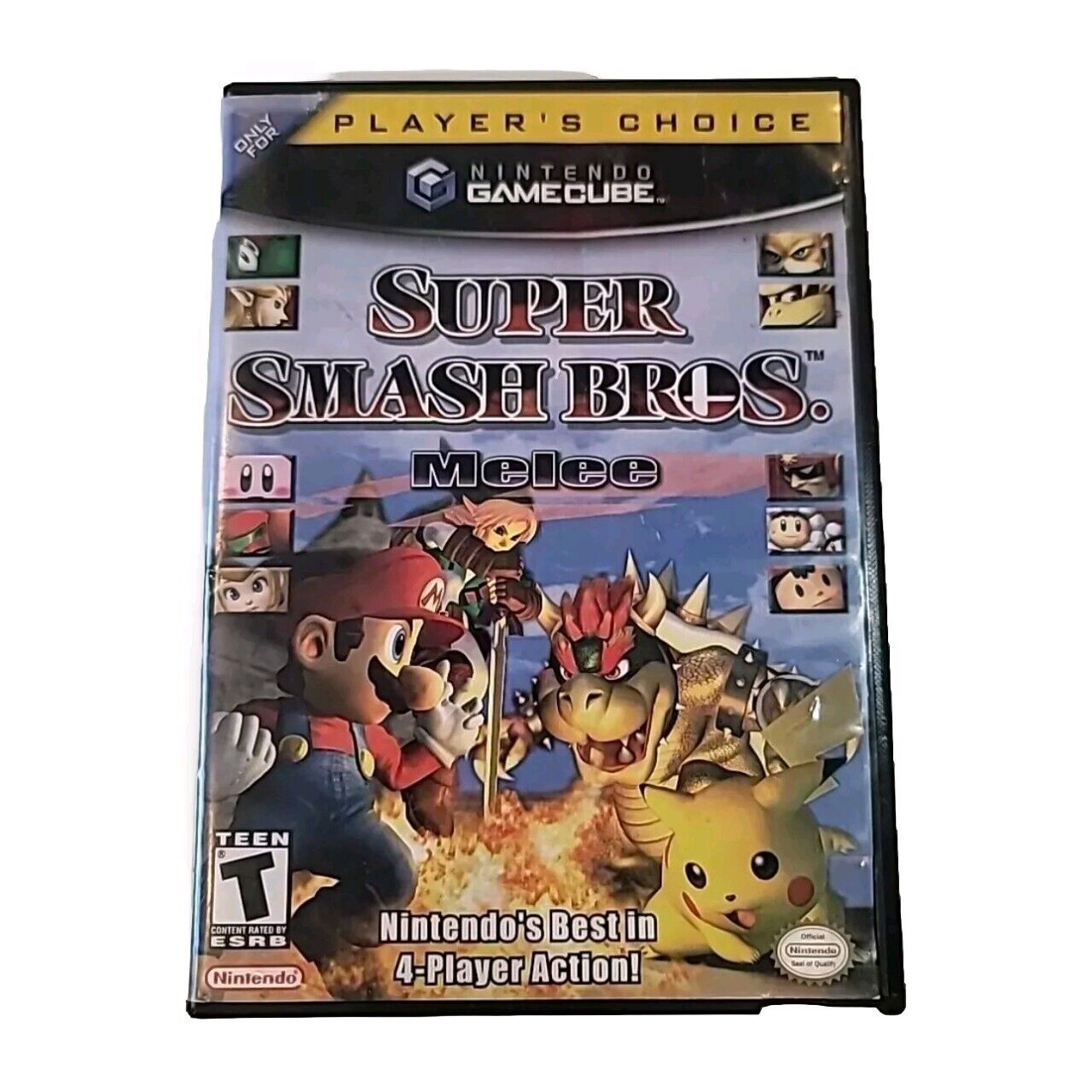 Super Smash Bros Melee (Nintendo GameCube, 2001) Complete CIB