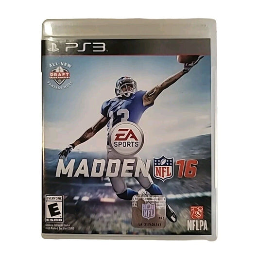 Madden NFL 16 PS3 (PlayStation 3, 2015) - Complete!