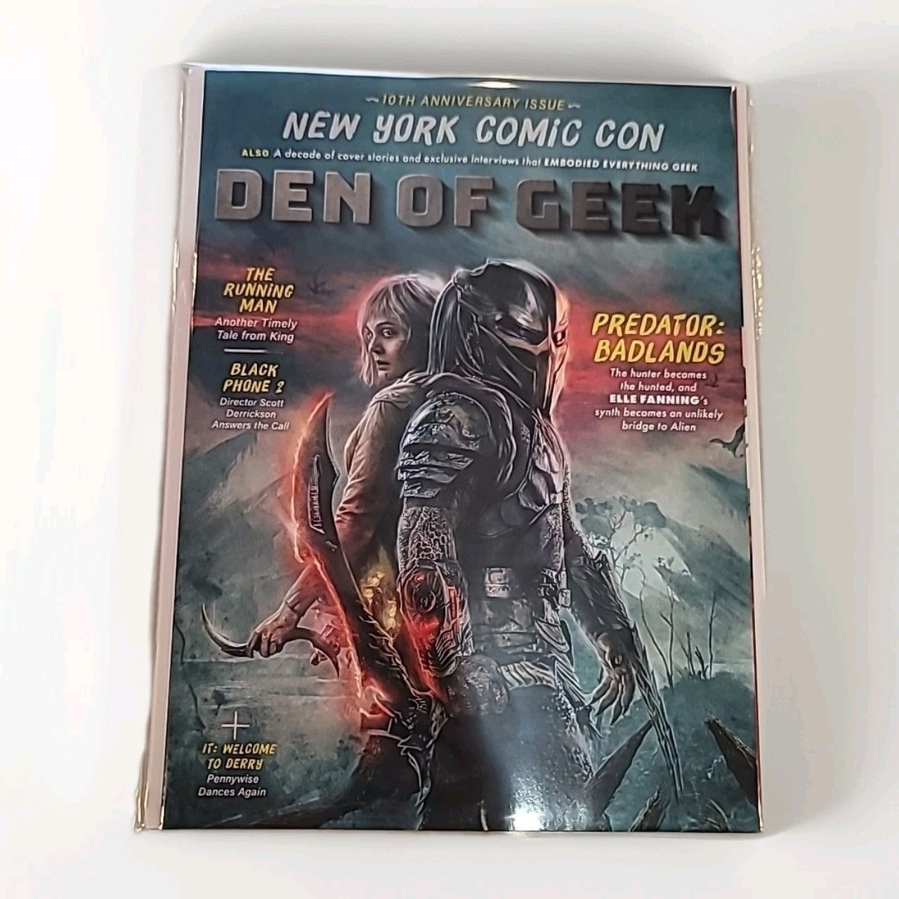 Den of Geek Magazine 2025 NYCC New York Comic Con Exclusive w Predator Badlands