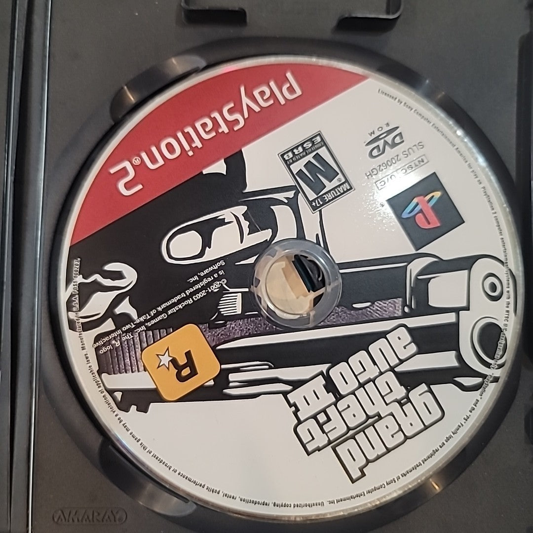 Grand Theft Auto 3 Playstation 2 With Map Sony CIB COMPLETE Tested & Working