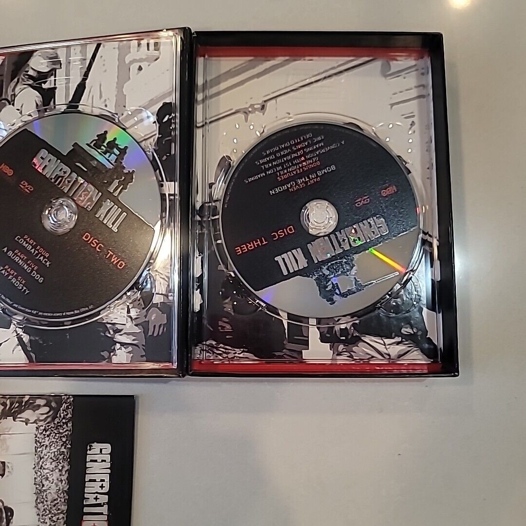 Generation Kill (DVD, 2008, 3-Disc Set) CIB Complete with Booklet