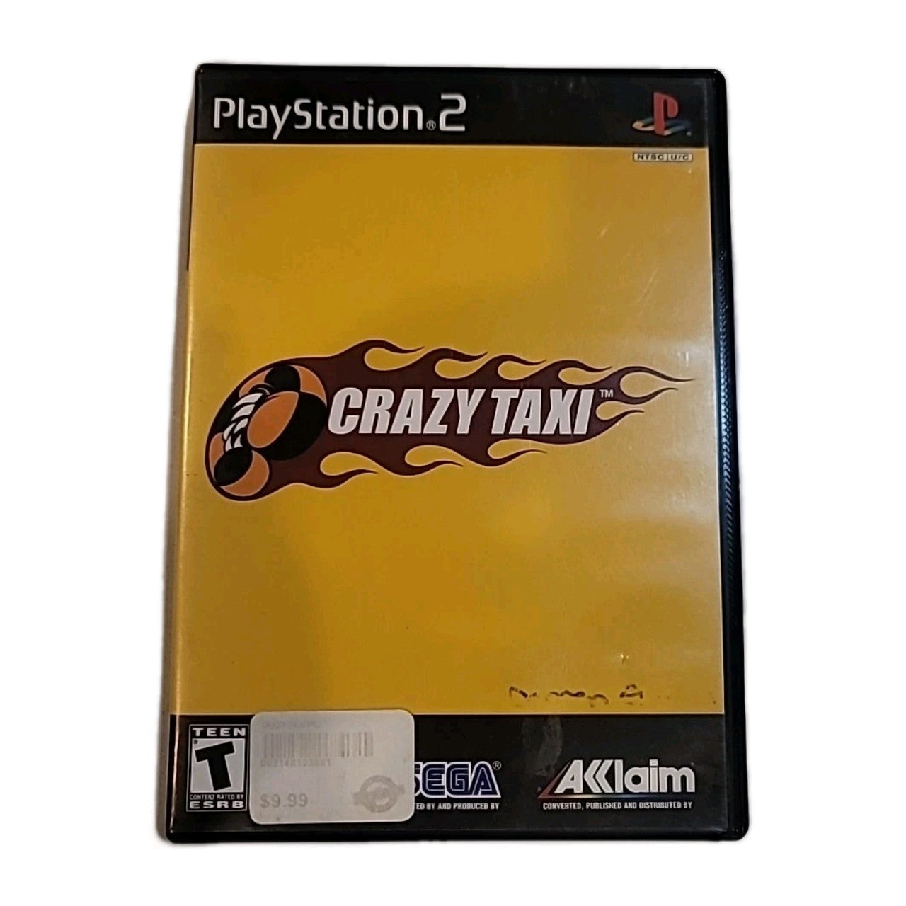 Crazy Taxi (Sony PlayStation 2, PS2, 2002) Black Label No Manual