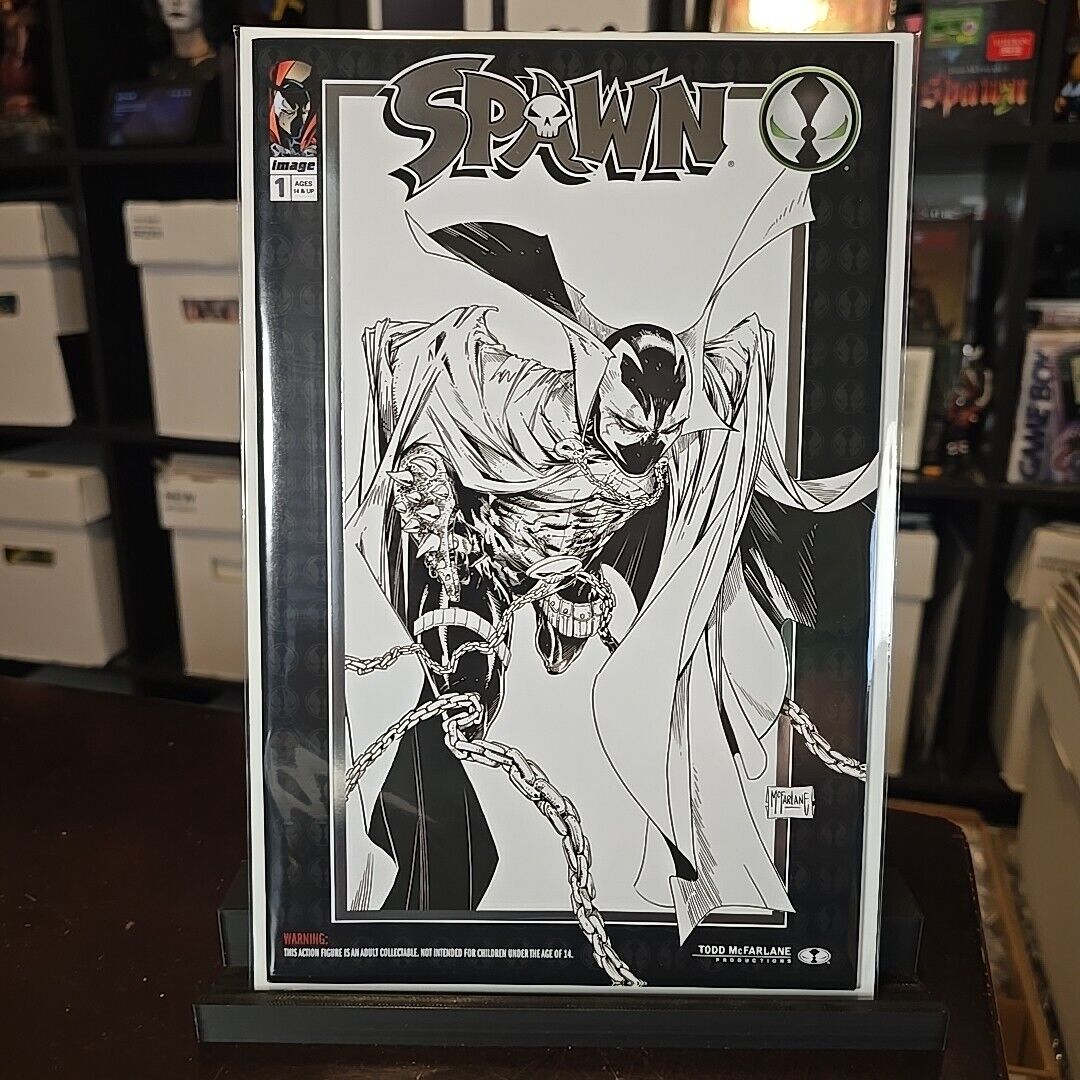 SPAWN DIRECTORS CUT 1 COVER & ART TODD MCFARLANE SILVER FOIL 2020 KICKSTARTER NM