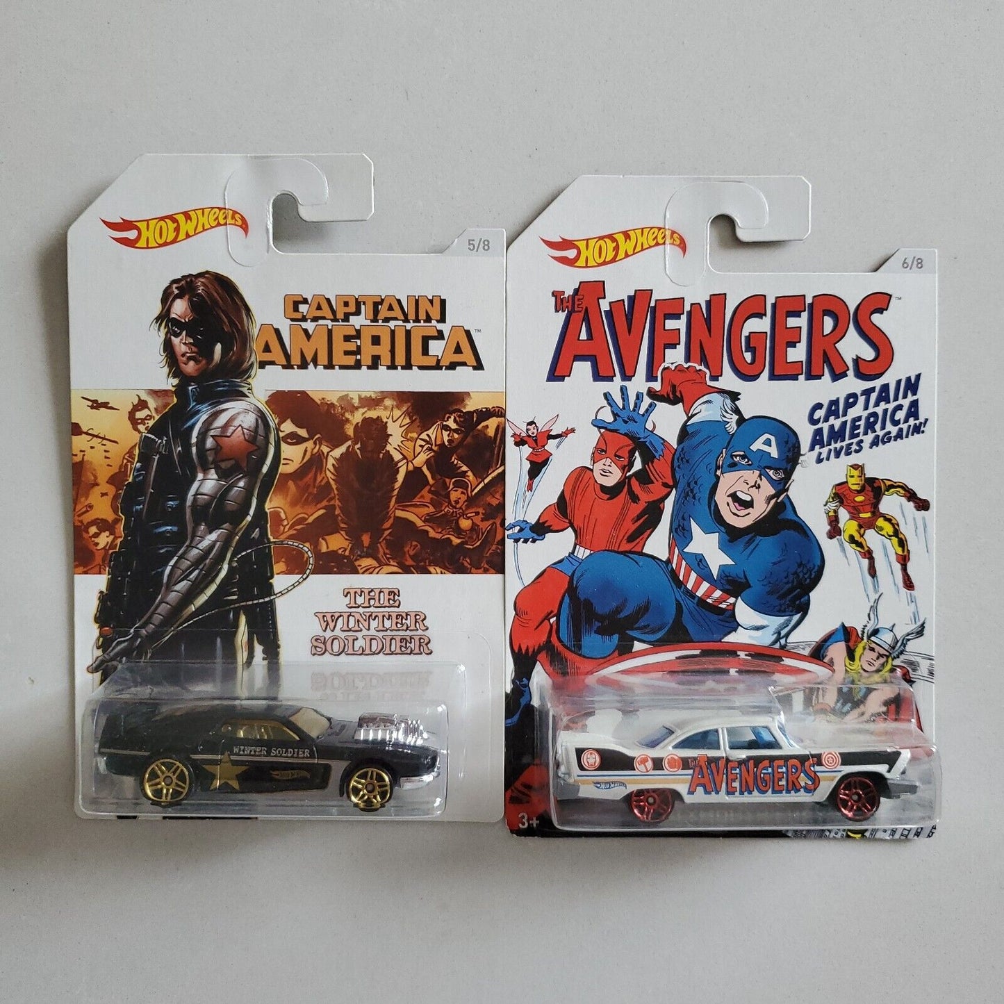 HOT WHEELS CAPTAIN AMERICA and Winter Soldier 57 Plymouth Fury