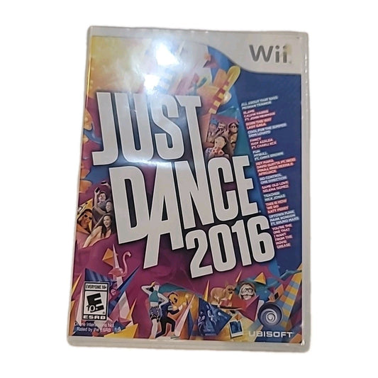 Just Dance 2016 (Nintendo Wii, 2015) CIB Complete Tested Working