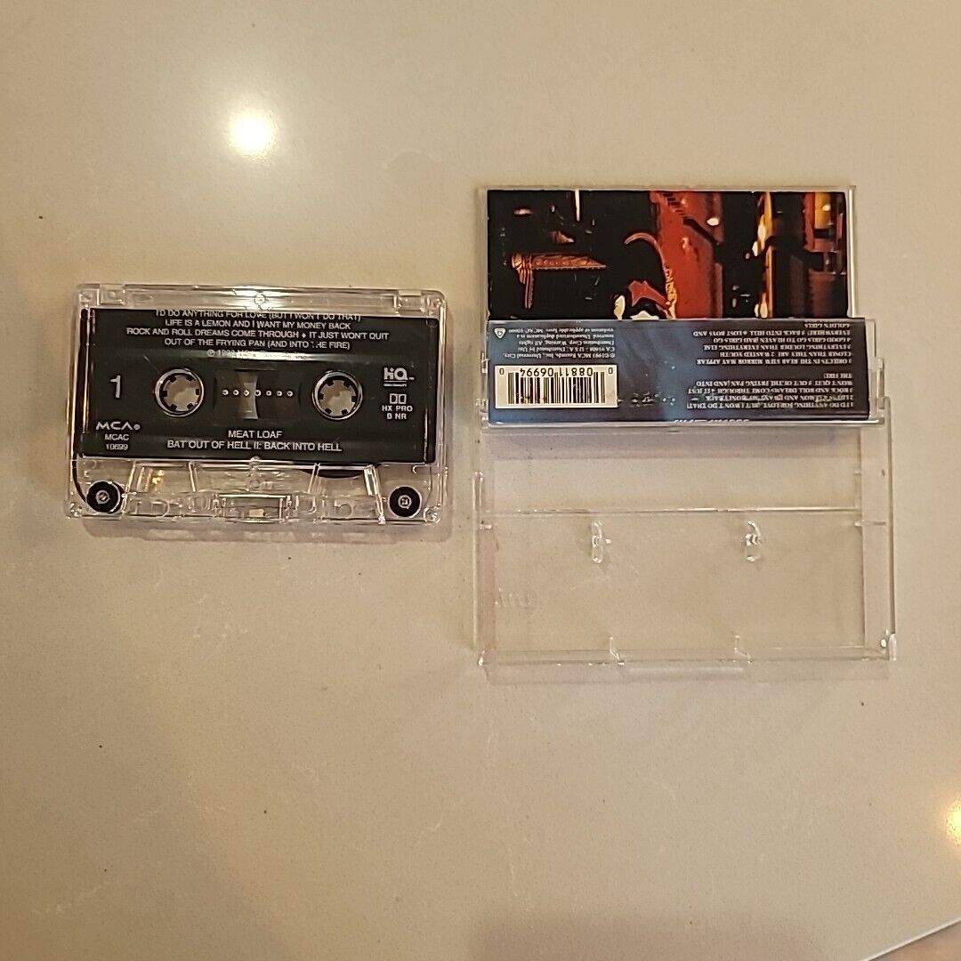 Meat Loaf - Bat Out of Hell II Back Into Hell (Cassette, MCA)