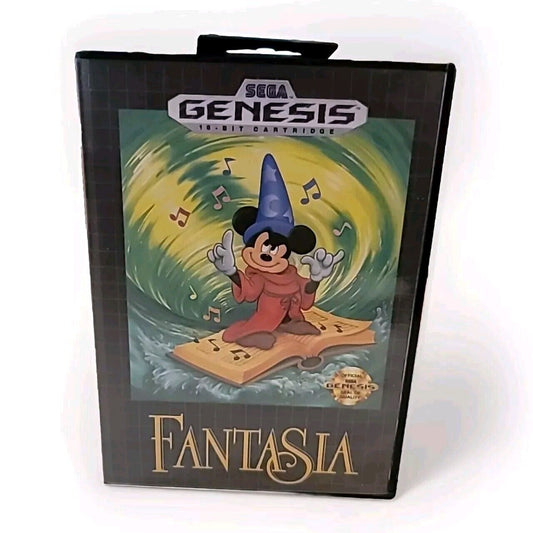 Fantasia (Sega Genesis, 1991) Complete In Box Tested