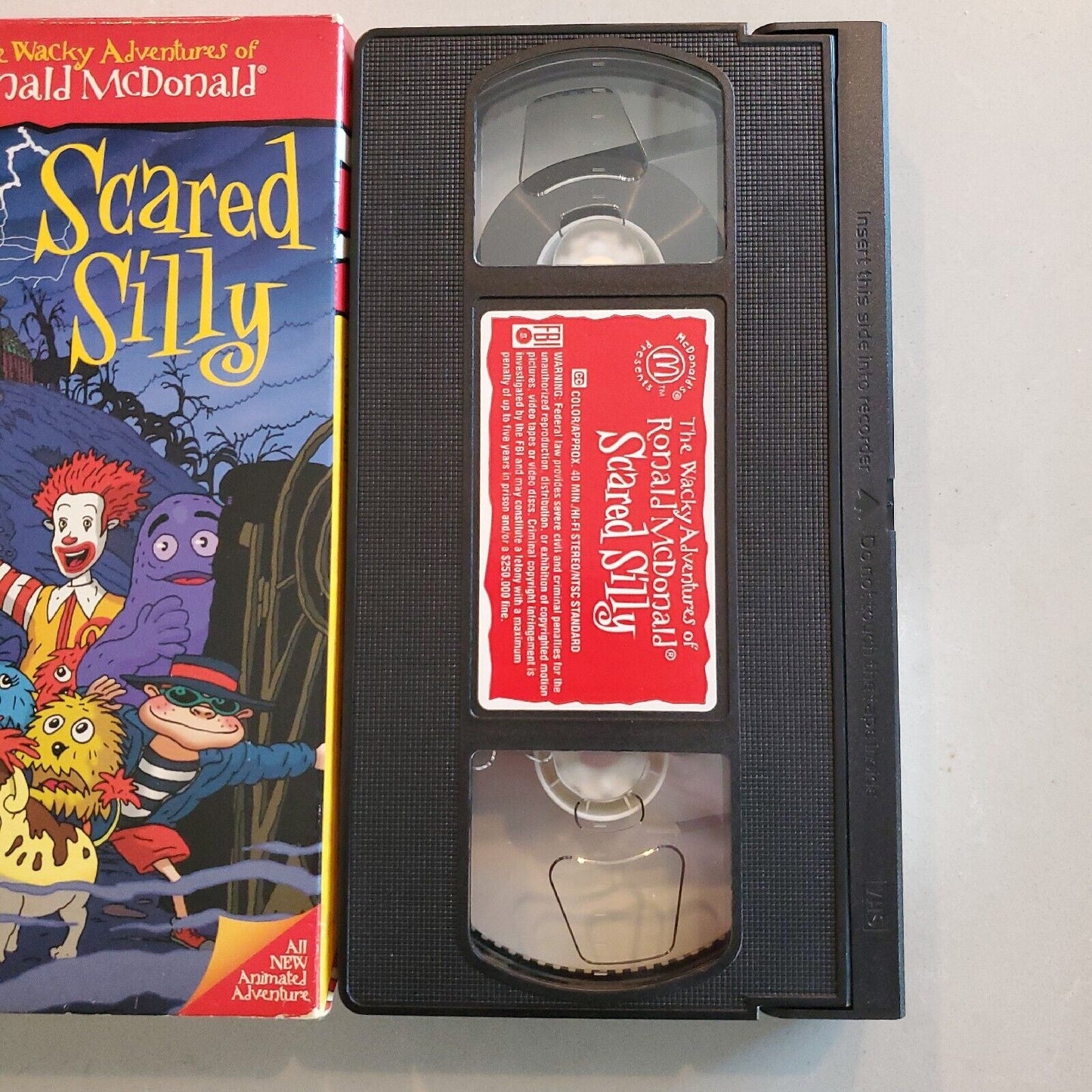 The Wacky Adventures of Ronald McDonald : SCARED SILLY (VHS 1998)