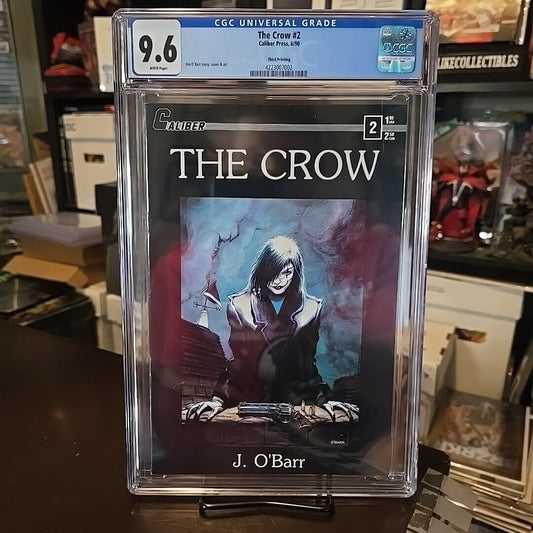 The Crow #2 3rd Printing, Caliber Press 1990 - CGC 9.6 WP - Low Pop