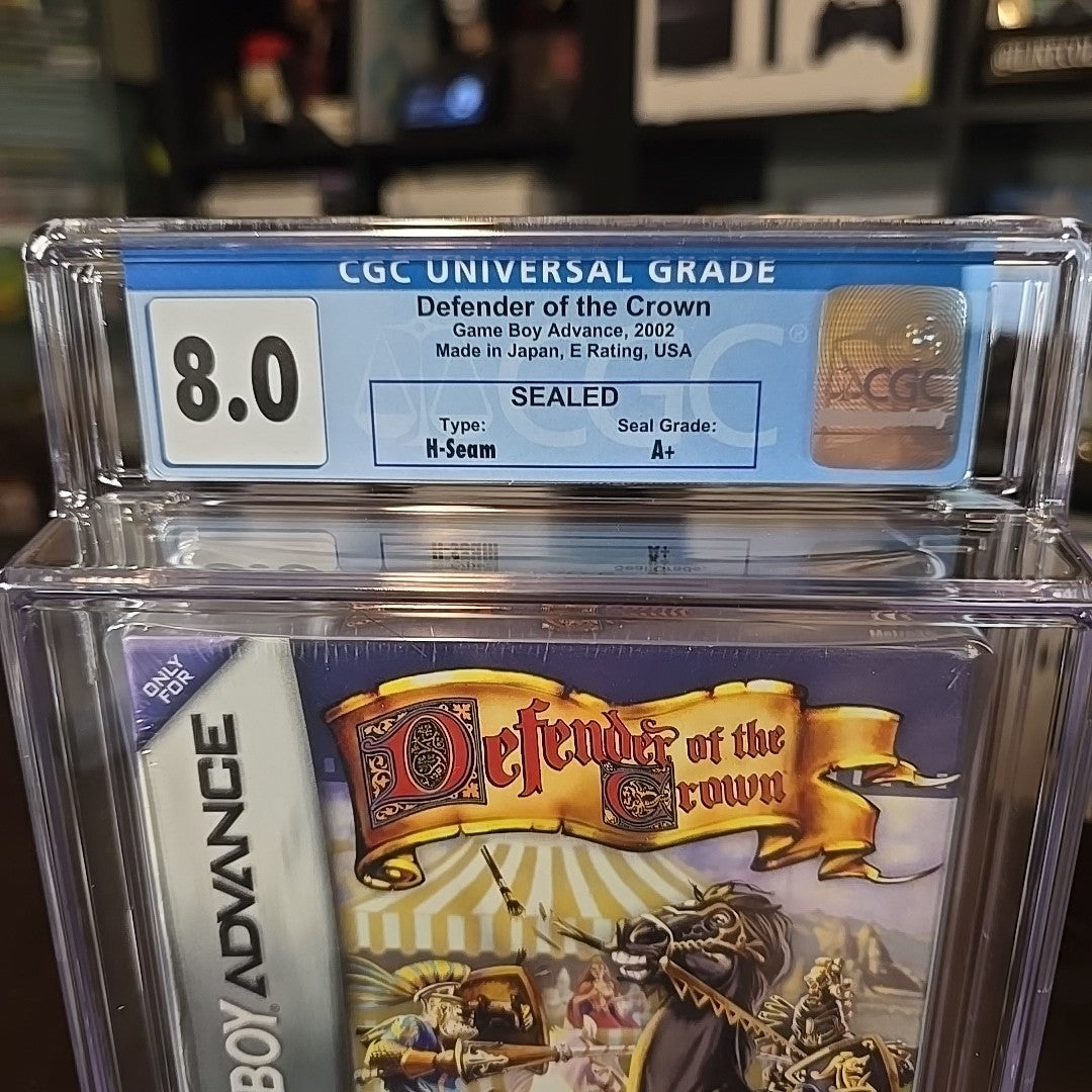 Defender of the Crown (Nintendo Game Boy Advance, 2002) Brand New Sealed CGC 8.0