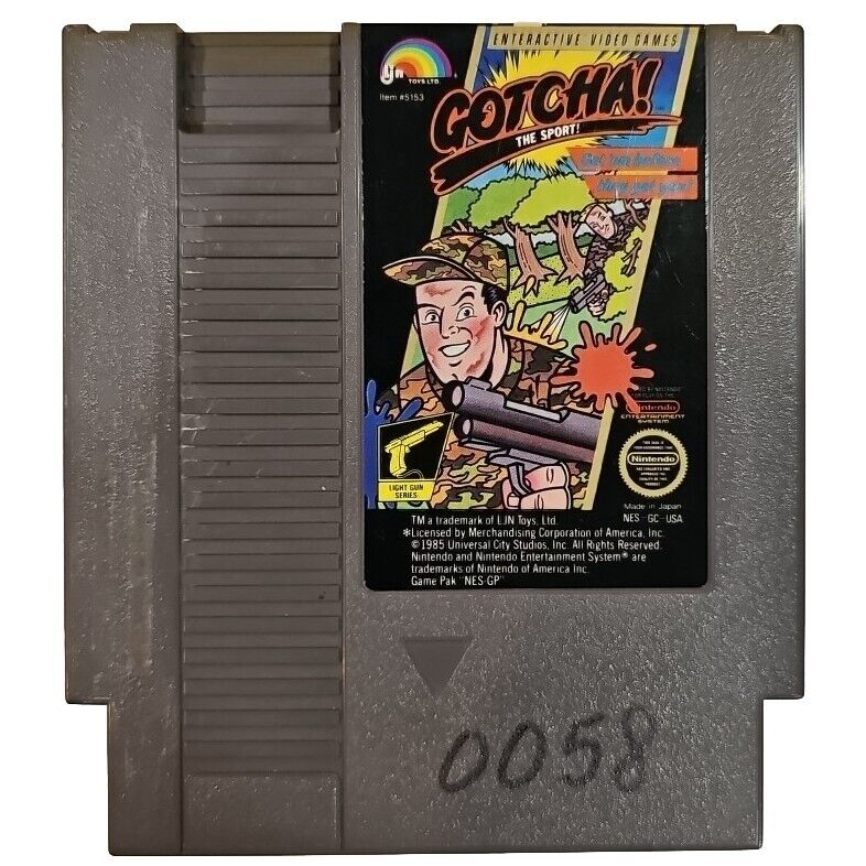 Gotcha! The Sport! Nintendo NES Game Cartridge Only Tested