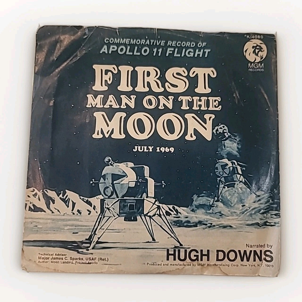 First Man on the Moon Record, 45rpm