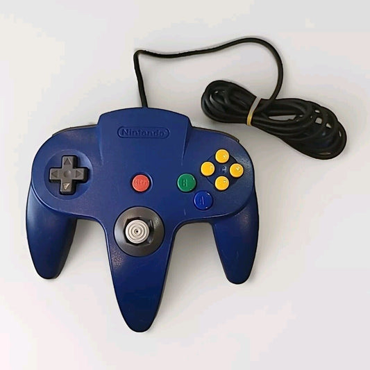 Nintendo 64 N64 Original OEM  Controller Blue