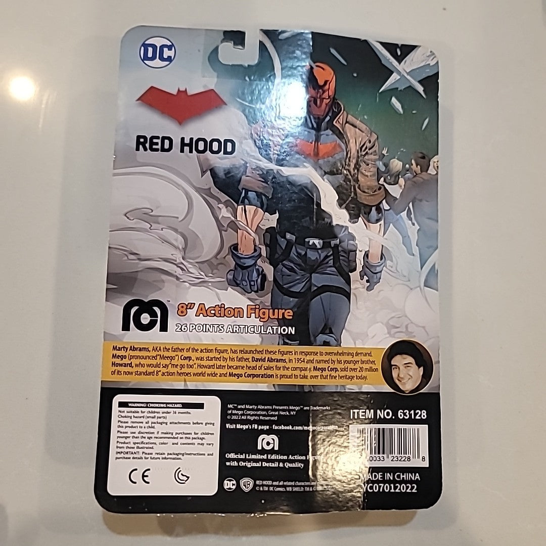 Mego Heroes DC Red Hood 8" Action Figure New In Box