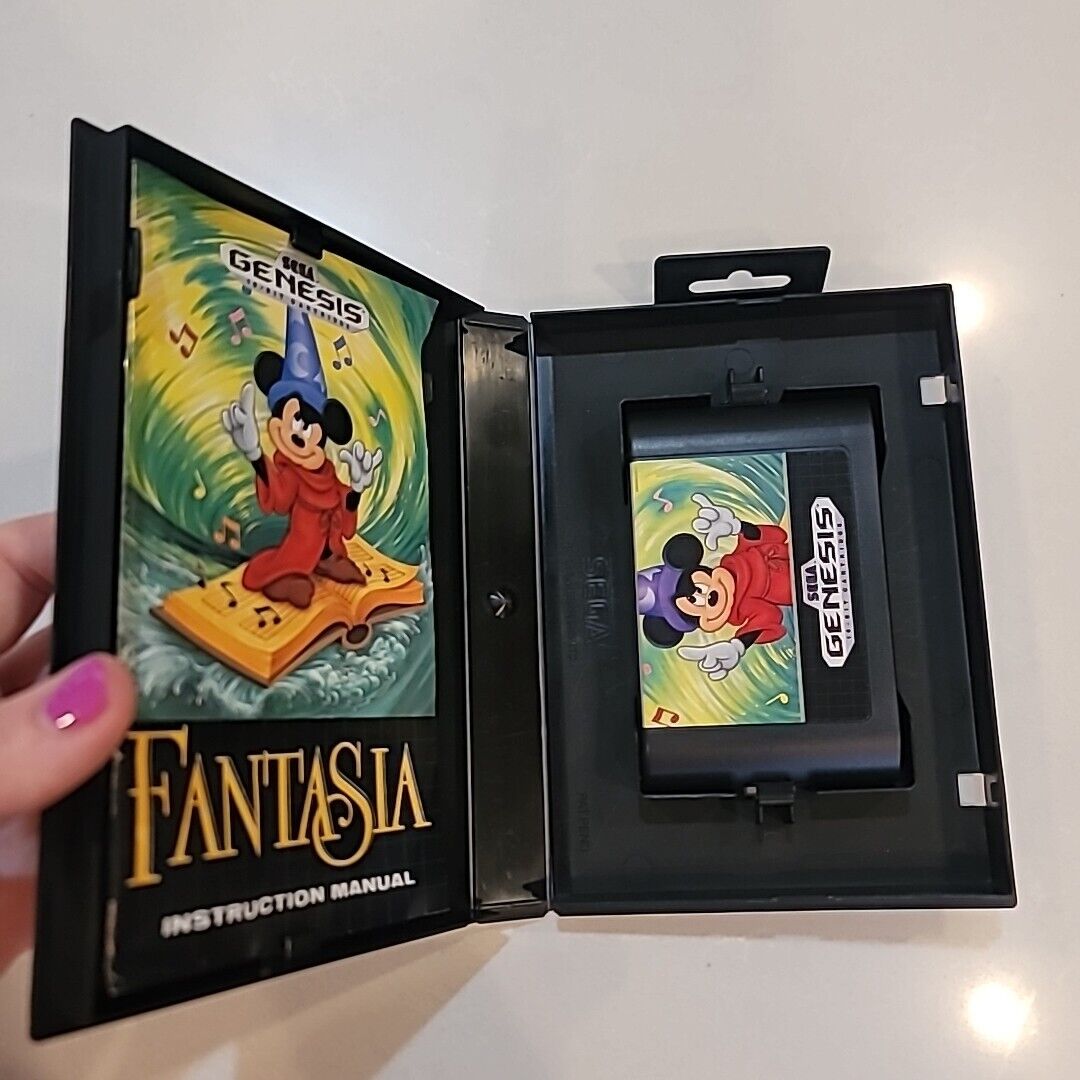 Fantasia (Sega Genesis, 1991) Complete In Box Tested
